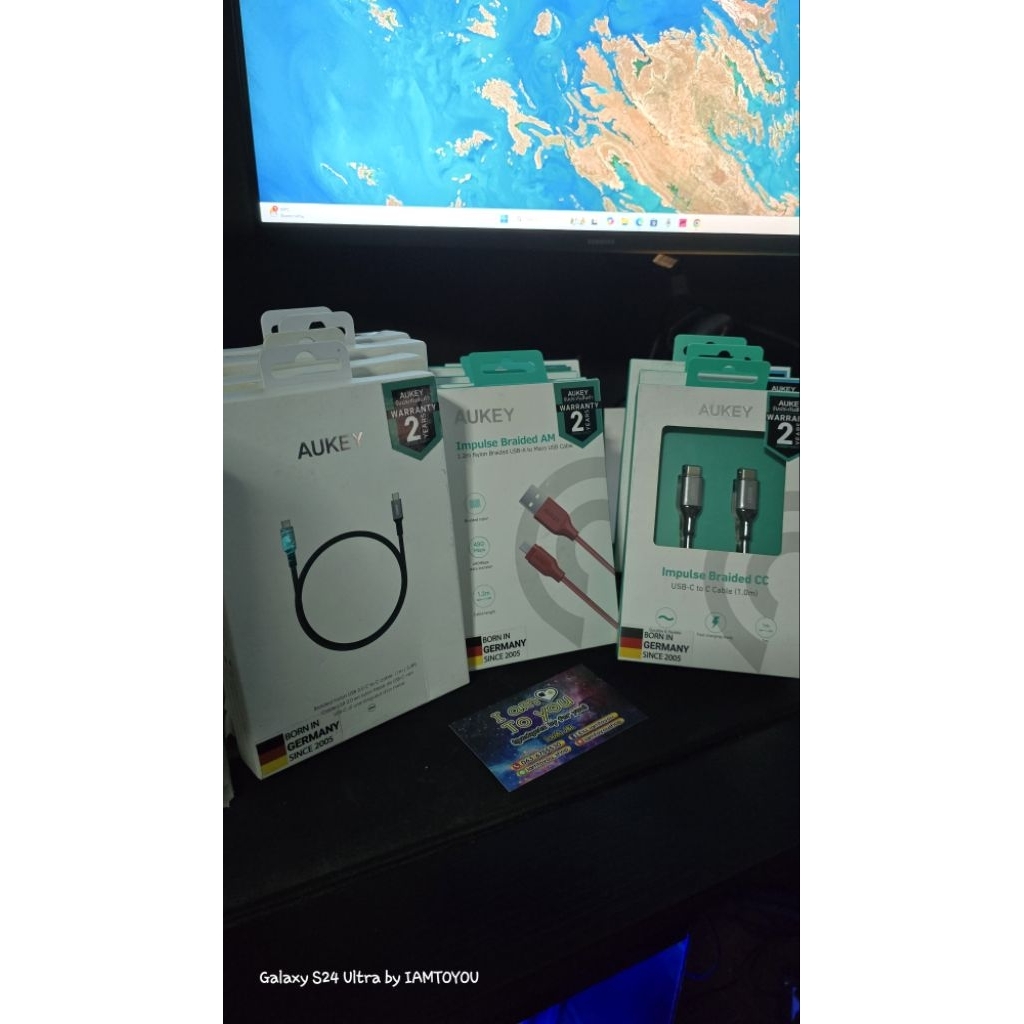 ✅️ เก็บโค้ดส่งฟรี ✅️[ของใหม่/เคลียร์] สายชาร์จ AUKEY แท้!!! มี Micro / C To C
