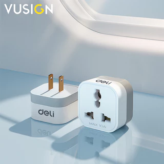 Vusign อแดปเตอร์แปลงปลั๊ก ที่แปลงปลั๊กเสียบ ปลั๊กแปลง กำลังไฟ 10A 2500W Universal Adapter