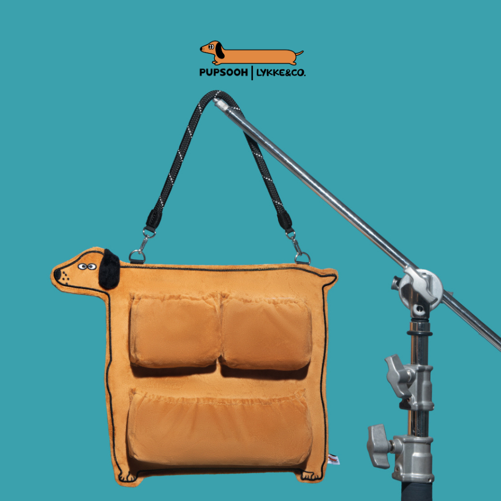 PUPSOOH Furry Friend Tote กระเป๋าเก็บอุปกรณ์อเนกประสงค์ แถมฟรีที่แขวนกระเป๋า BY LYKKEANDCO