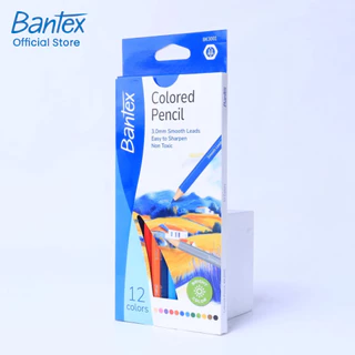 [ฟรีกบเหลา] Bantex สีไม้ ดินสอสี แท่งยาว 12/24/36 สี ระบายลื่น เฉดสีธรรมชาติ สวยสมจริง Color pencil