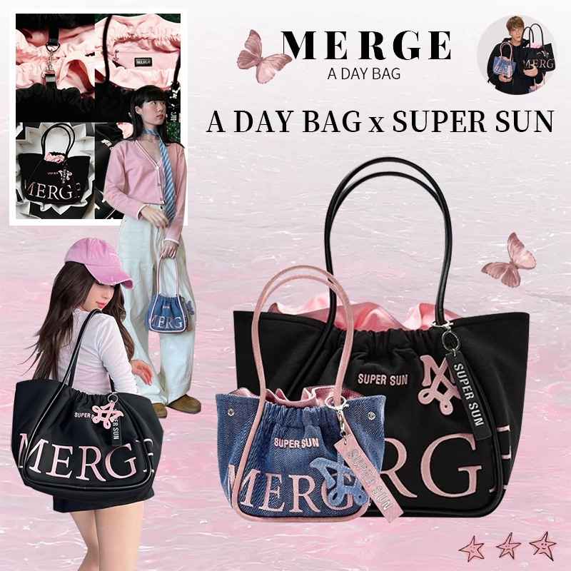ของแท้ Merge A Day Bag x SUPERSUN กระเป๋า a day bag รุ่นแรกครับ ใบใหญ่ จุของได้เยอะ แบบ Tote