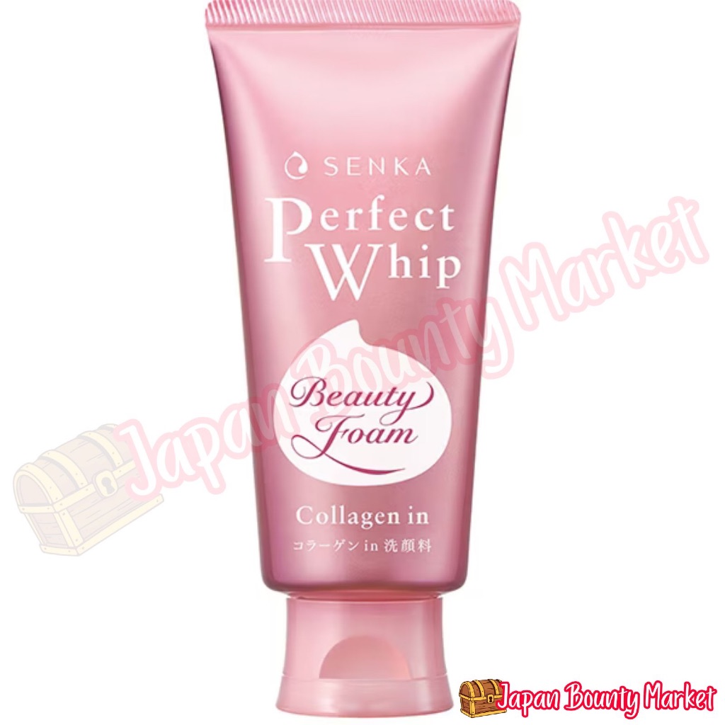 SENKA Perfect Whip Collagen in Facial Cleansing Foam – 120g – Made in Japan