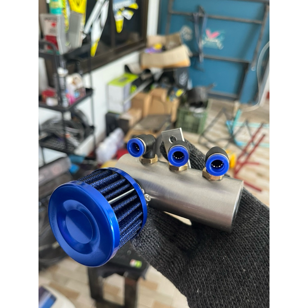 ถังดักไอระบายไอน้ำมันเครื่อง พร้อมสาย รถจักรยานทุกรุ่น เวฟ ดรีม giorno pcx - รูปที่ 4