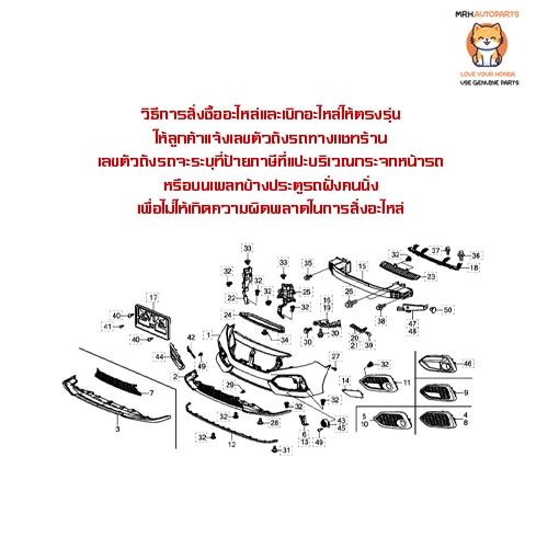 ชุดปุ่มควบคุมวิทยุบนพวงมาลัย Honda Jazz GE CITY GM2 รุ่น V และ SV แท้ศูนย์ จำนวน 1 ชิ้น - รูปที่ 4