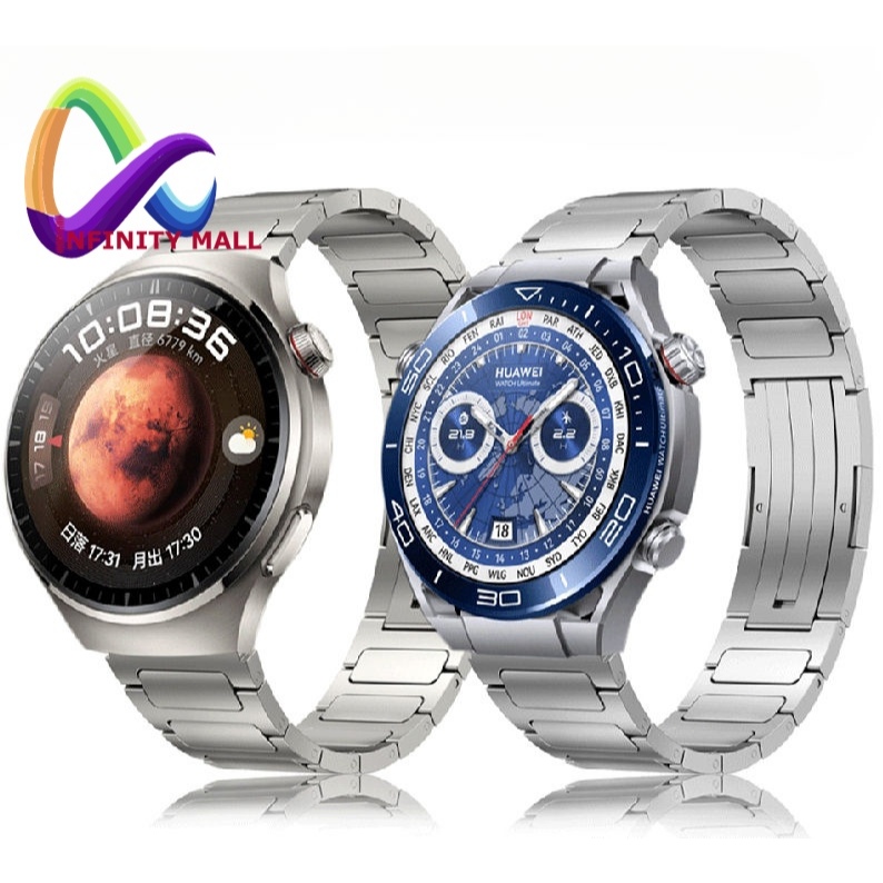 สายไทเทเนียม สำหรับ Huawei Watch GT6 GT5 GT4 GT3 GT2 GT pro 2e runner Titanium Alloy 22 mm. Strap Band Bracelet