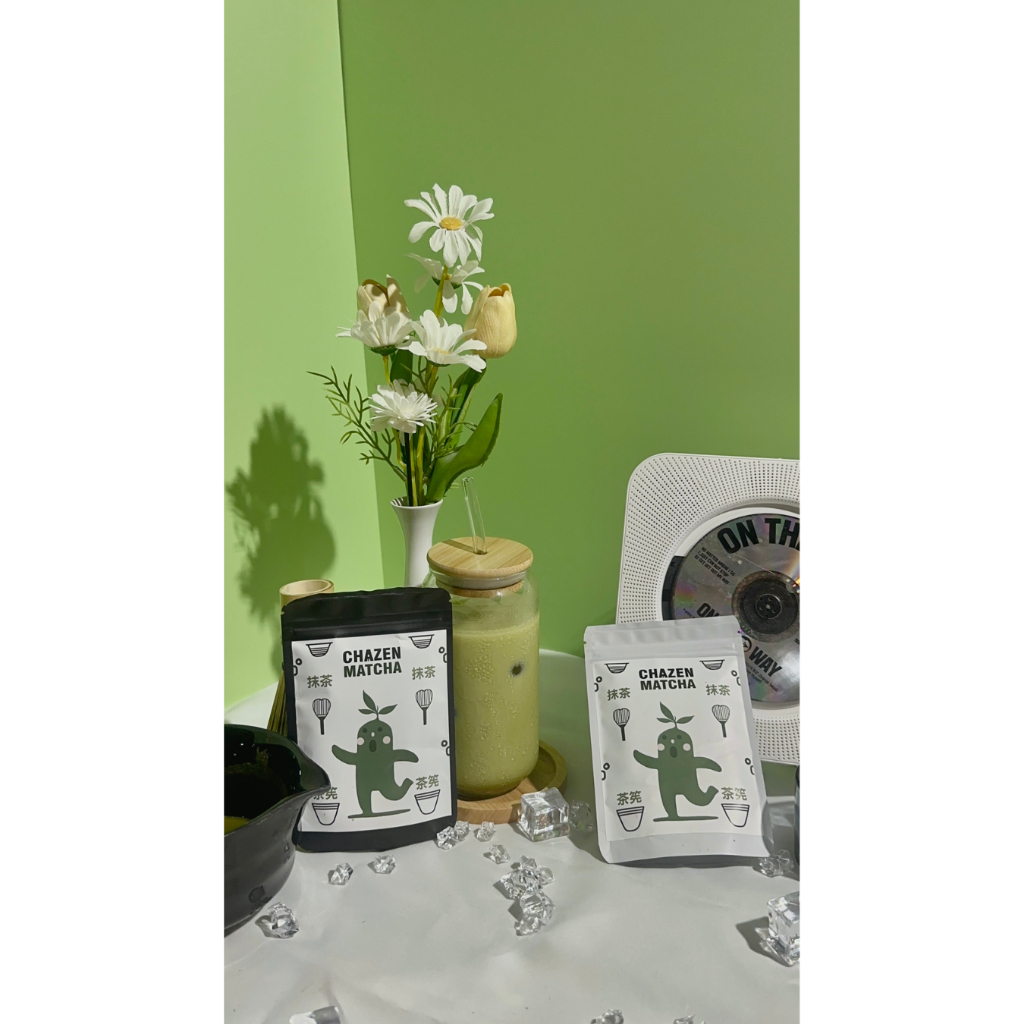 CHAZEN MATCHA ผงมัจฉะโทนบราวชูการ์ จากไร่ออแกนิค