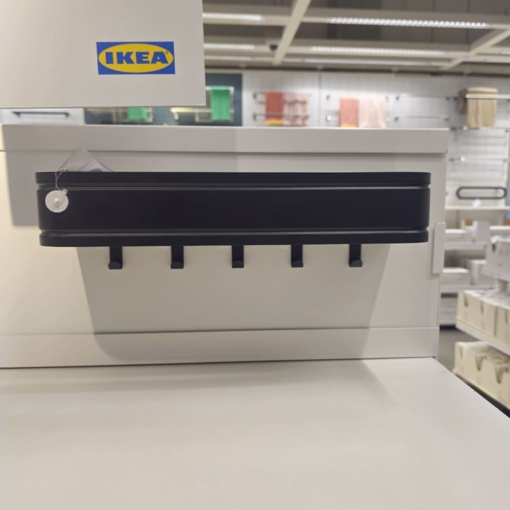 [ของแท้จาก​ IKEA]​ LILLASJÖN ลิลลาเชินชั้นติดผนัง 5 ตะขอแขวน
