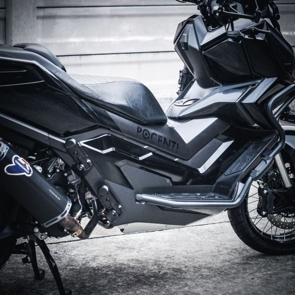 ใหม่!! เพลทกันรอย​ ZONTES​ 368G เพลทสแตนเลสคุณภาพ ไร้สนิมกวนใจ ทำสีพาวเดอร์โคท หล่อ เท่ ไม่เหมือนใคร : Pocenti Scooter - รูปที่ 3