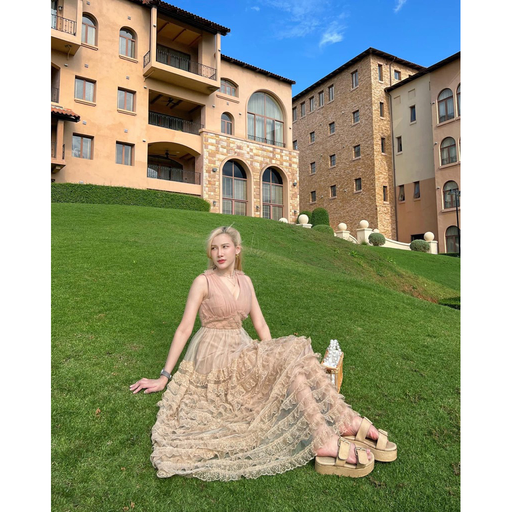 เดรสออกงาน ป้าย Jidapa size L