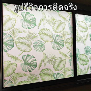 ฟิล์มติดกระจกบ้าน อัลบั้มลายมีสี สุญญากาศ กันคนมองเห็น ติดตั้งง่าย กันแสงแดด ฟิล์มฝ้าติดกระจก สติกเกอร์ติดกระจก