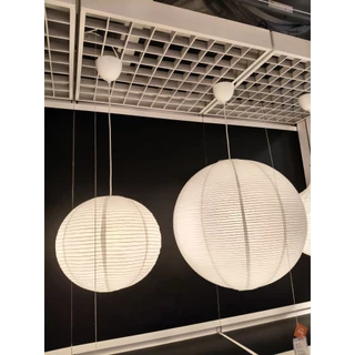 IKEAshopping IKEA GULLSUDARE กุลซูดาเร โป๊ะโคม ไม่มีสายไม่มีหลอดให้นะครับ แขวนเพดาน, ขาว/ผลิตด้วยมือ, 45 ซม.