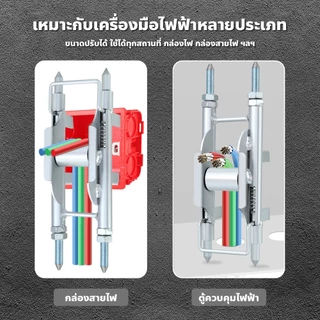 อุปกรณ์ช่วยดึงสายไฟ พร้อมรอกนำสาย เครื่องร้อยสายไฟอัตโนมัติ สำหรับช่างไฟ