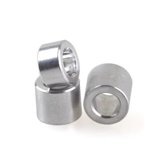 [CNC] แหวนรอง บูชรอง สแตนเลส 304 ขนาด M8 Ø16 mm. Stanless Steel 304 Round Spacer.