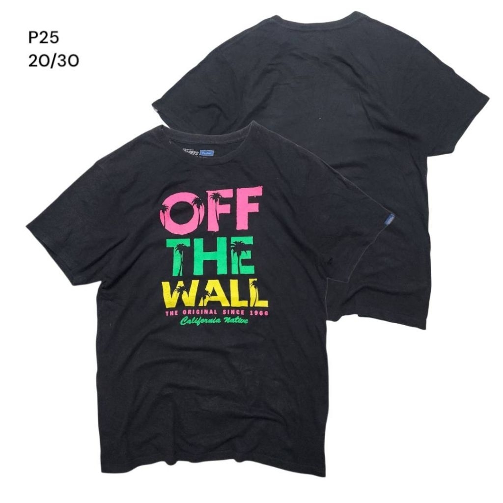 Vans เสื้อยืดแวนส์ P25