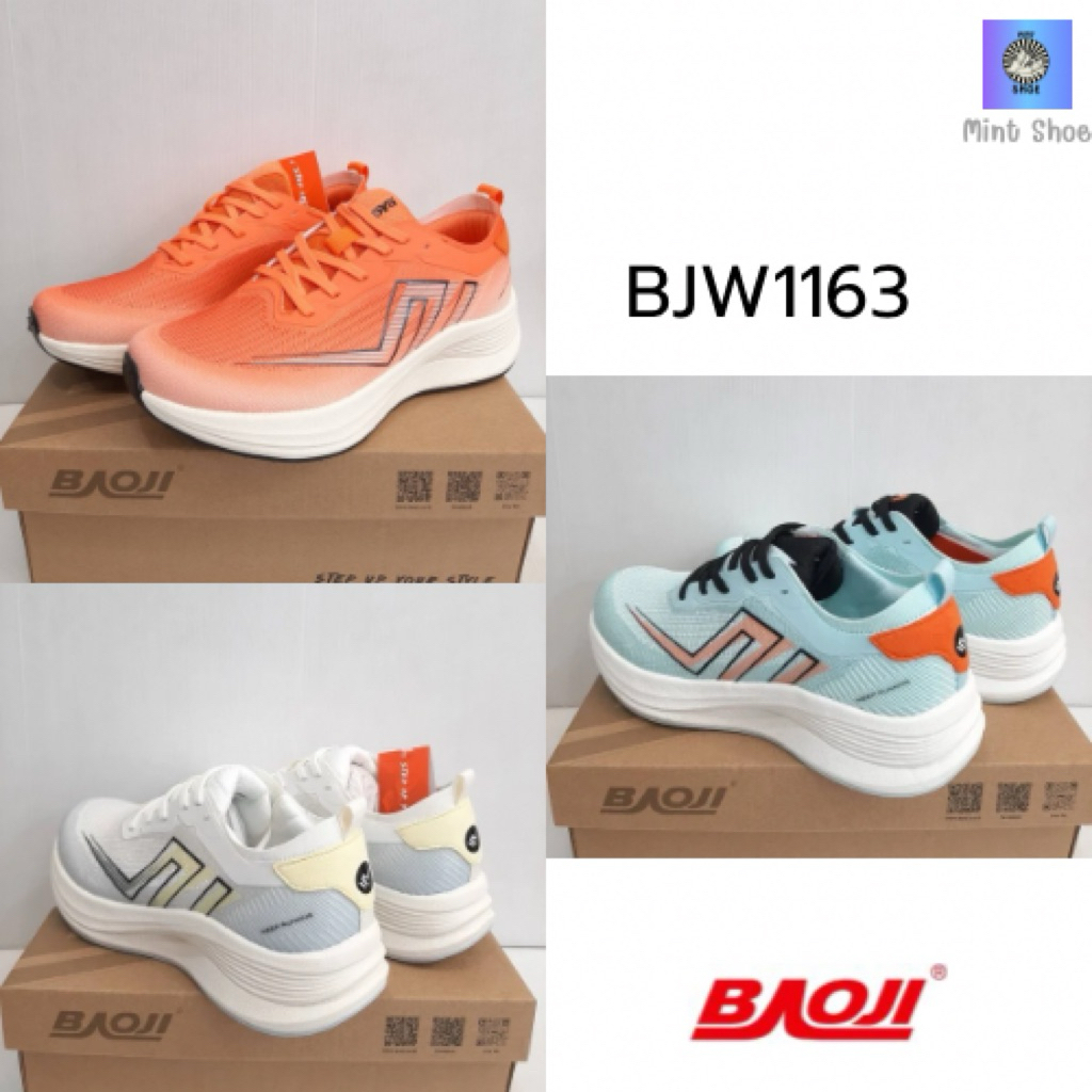 รองเท้าผ้าใบผู้หญิง Baoji แท้ 100% (สินค้ามาใหม่) รุ่น BJW1163 ไซส์ 37-41
