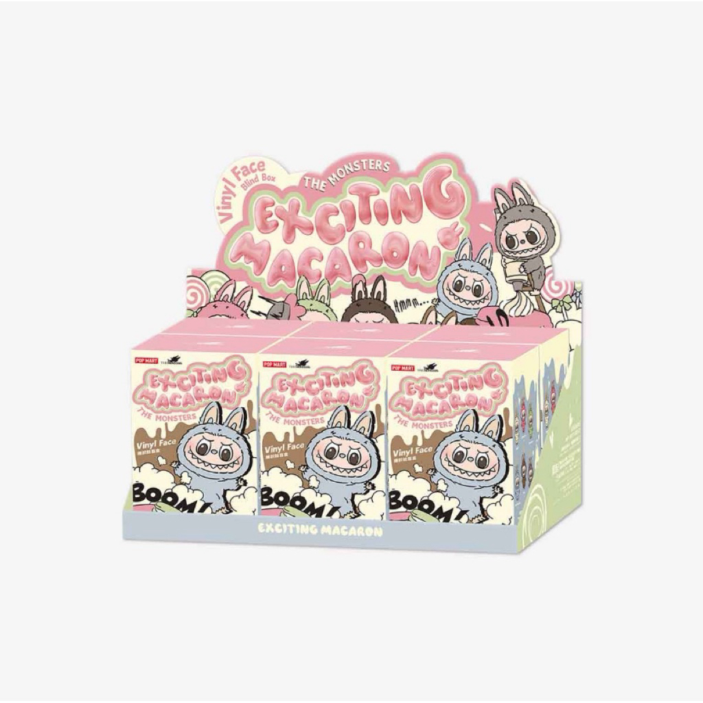 พร้อมส่ง Labubu V1 ยก box ในซีลTHE MONSTERS - Exciting Macaron Vinyl Face Blind Box