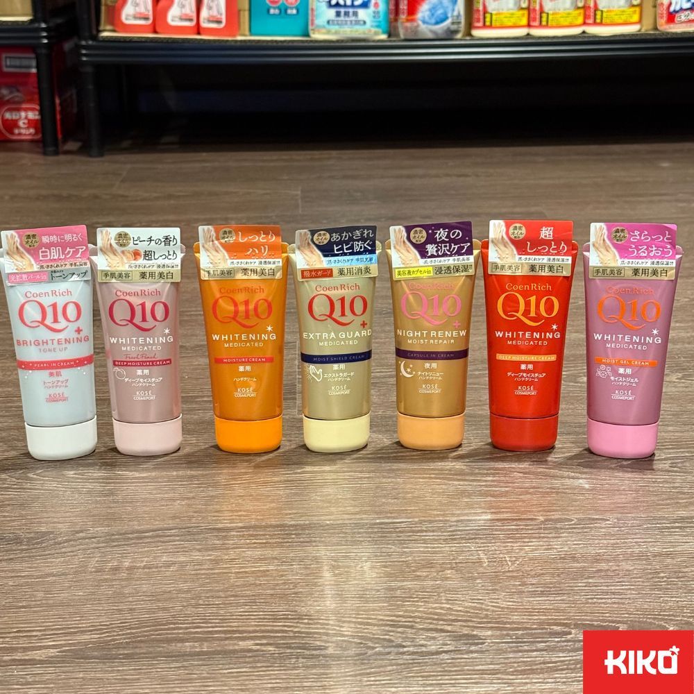 ✋KOSE CoenRich Q10 Hand Cream 80g 6สูตร ครีมทามือสูตรเข้มข้นจากญี่ปุ่น🎌