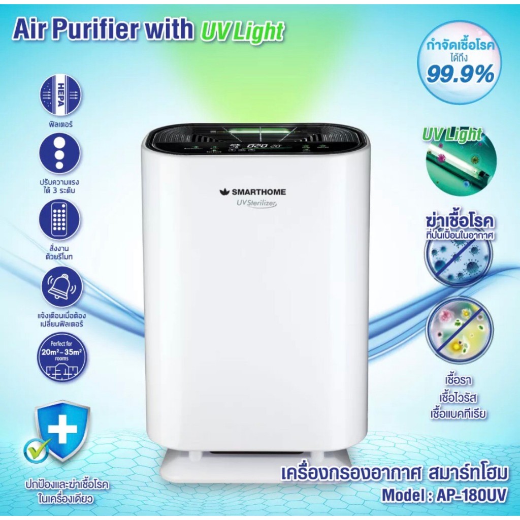 เครื่องกรองอากาศ รุ่น AP-180