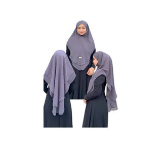 Hijabผ้าคลุมจีฟองหน้าตุรกี