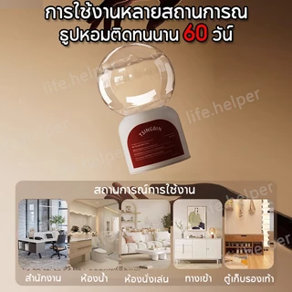 🔥น้ำหอมปรับอากาศ 350ml อโรมาเธอราพี กลิ่นหอมติดทนนาน ตัวกระจายแสง 360° กำจัดกลิ่น หัวกลับด้าน ดับกลิ่นห้องน้ำ