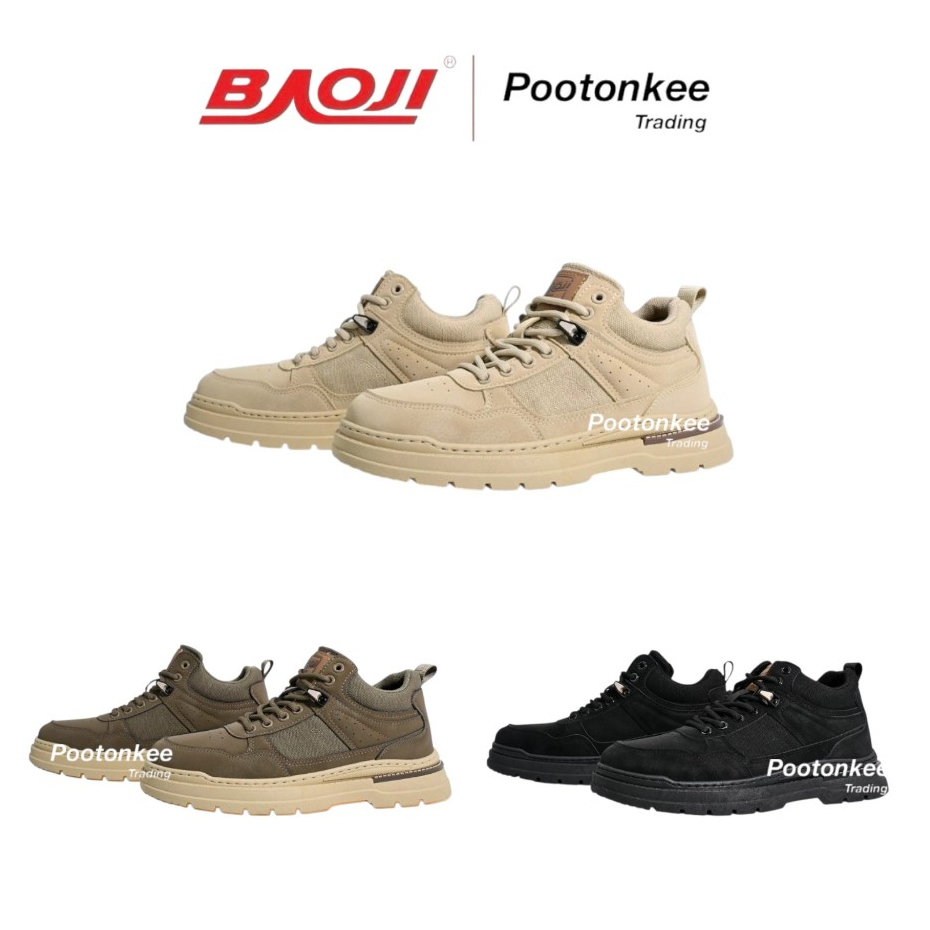 BAOJI รุ่น BRM 1010 บาโอจิ รองเท้าผ้าใบ รองเท้าไลฟ์สไตล์ผู้ชาย