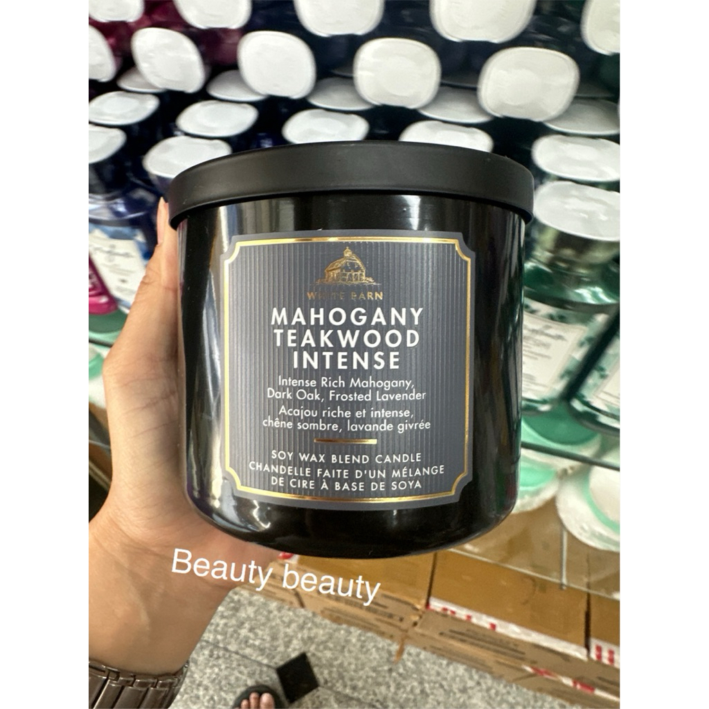 Bath & Body Works Mahogany Teakwood Intense 3-Wick Candle 411g.
