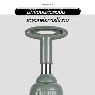 ที่ปั้มท่อห้องน้ำ ยางปั้มโถสุขภัณฑ์ ที่ปั๊มท่อน้ำอุดตัน ดูดส้วม ปั้มส้วม แรงดัน ตัวปั๊มขจัดสิ่งอุดตันในท่อ คละสี รุ่น