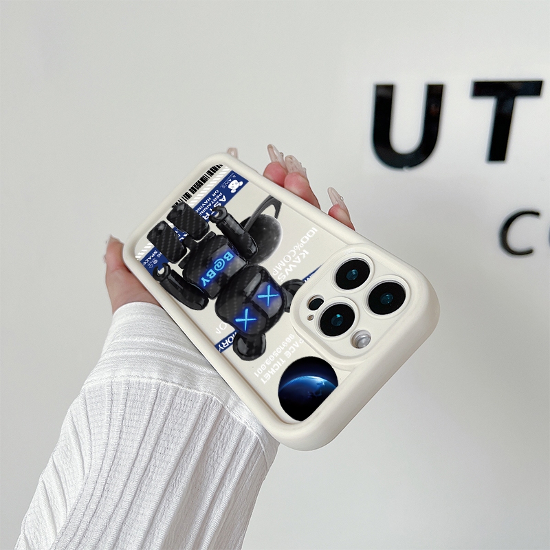 เคส เคส  Samsung A55 A54 A53 A52s A52 A51 A30s A50s เคสซิลิโคนนิ่มกันกระแทกแฟชั่นเคสโทรศัพท์หมีรุนแรงใหม่ - รูปที่ 2