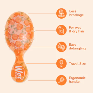 WET BRUSH แปรงหวีผมทรงรี รุ่น ORIGINAL DETANGLER TUTTI FRUITTI CHERRY, LEMON,PEACH