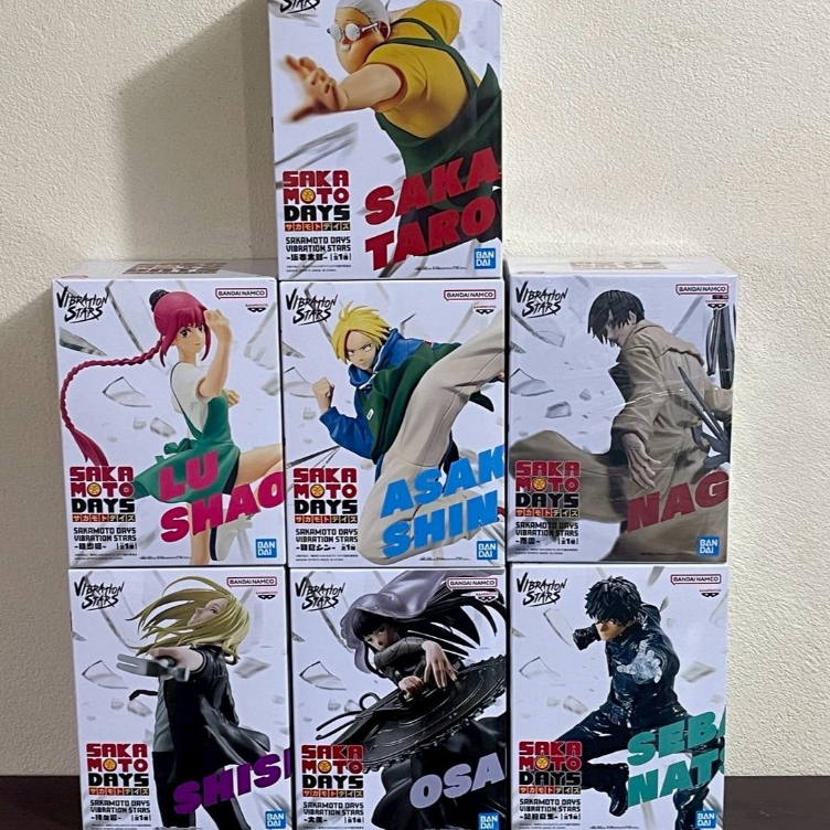 ฟิกเกอร์ ซากาโมโต้เดย์ ลู่ นากุโมะ ชิน ชิชิบะ โอซารางิ Figure Sakamoto Days Vibration Star Nagumo Sh