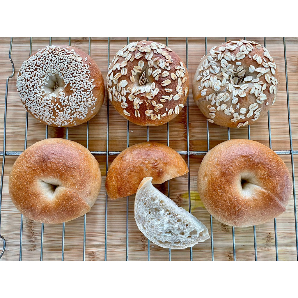 Sourdough Bagel ซาวโดว์เบเกิ้ล ชุด 3 ชิ้น