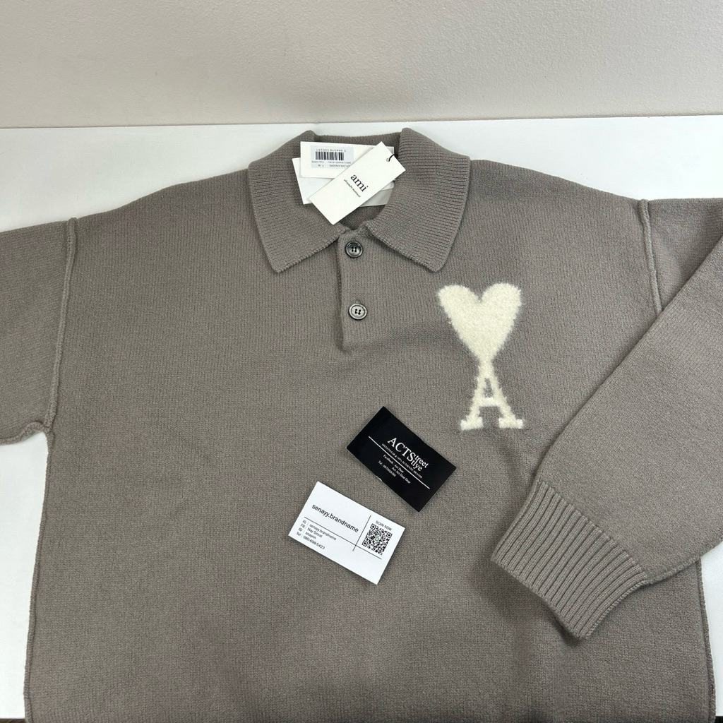 Ami paris polo sweatshirt