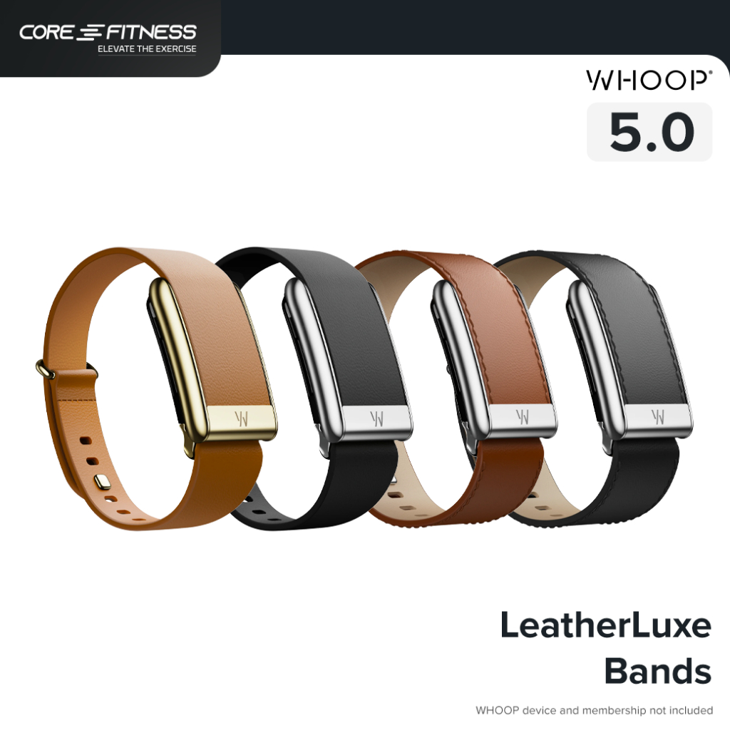 WHOOP 5.0 LeatherLuxe Bands สายหนัง Genuine Italian Leather สำหรับ WHOOP One, WHOOP Peak