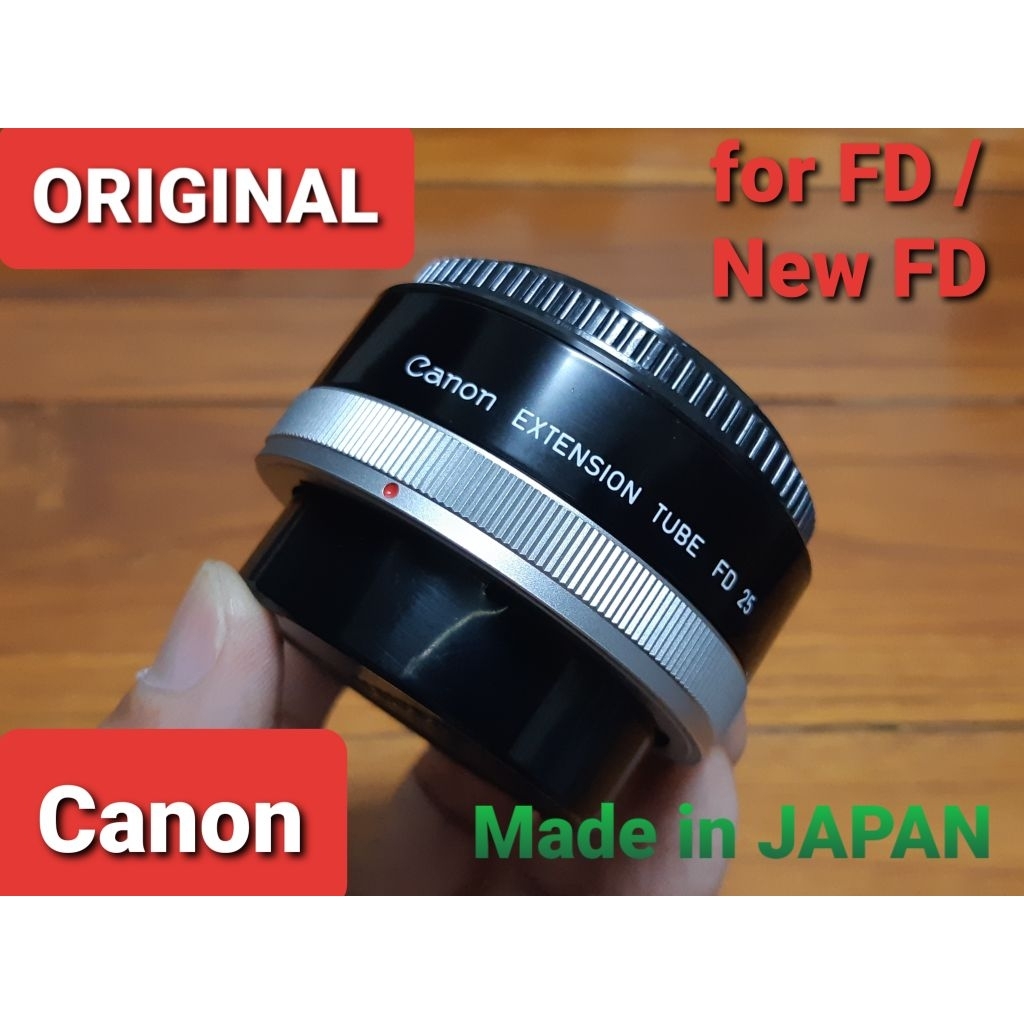 Original Canon EXTENSION TUBE FD 25 for Lens FD Macro 50mm f3.5 และใช้กับเลนส์อื่นๆได้