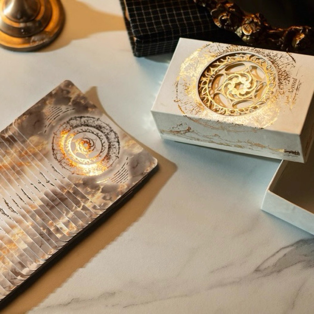 ไพ่ทาโรต์ลิขสิทธิ์แท้ 💯 งานศิลป์ระดับมาสเตอร์พีซ รุ่นOriginal Authentic Black&White Abyss Tarot-Dark