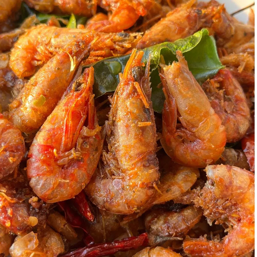 ขายดี!! 🦐 กุ้งอบกรอบสามรส สมุนไพร🦐 พร้อมทาน หวานน้อย อร่อย พร้อมส่ง!!