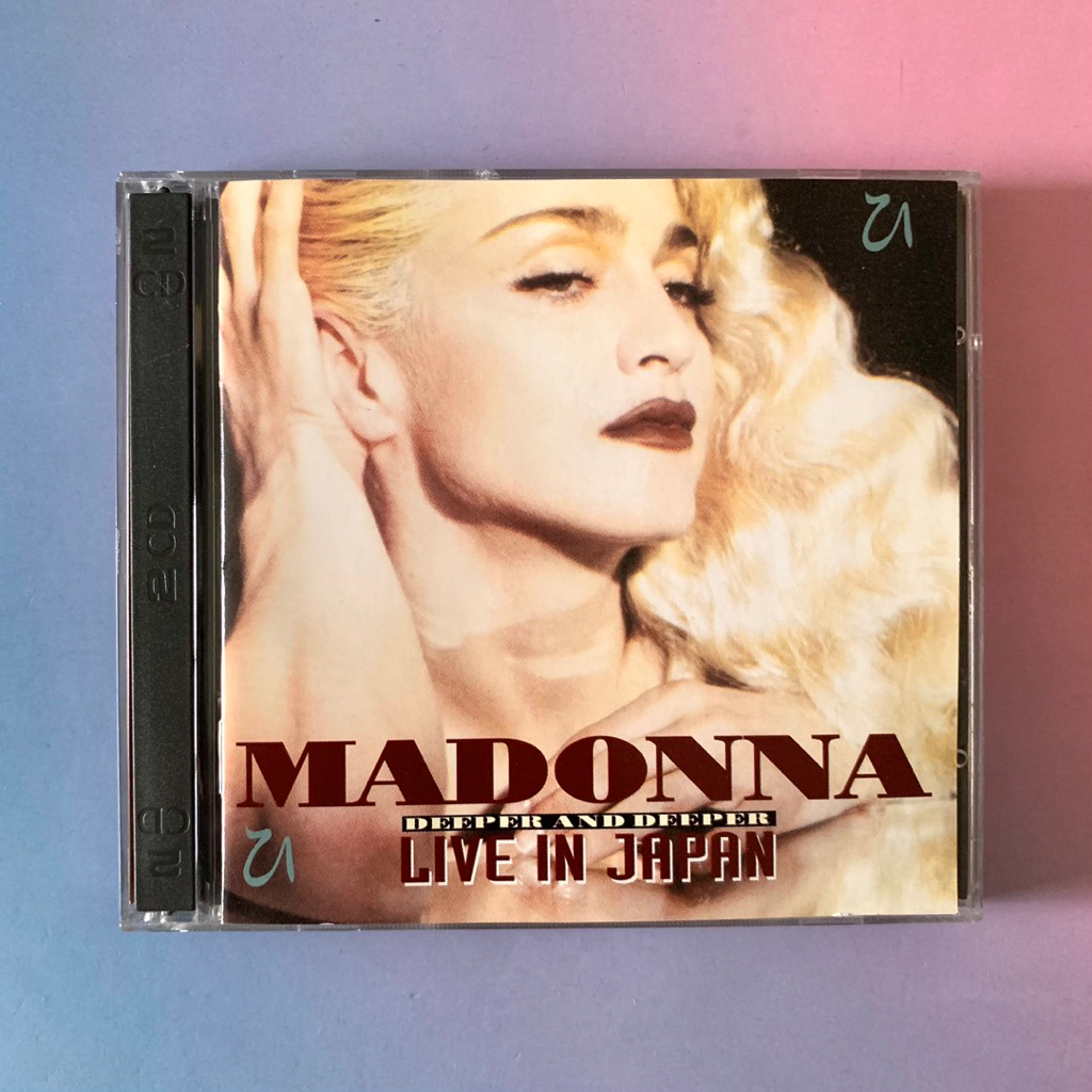 🛒 (พร้อมส่ง) 2xCD ซีดีเพลง: Madonna — Deeper And Deeper: Live In Japan 1993 [Italy]
