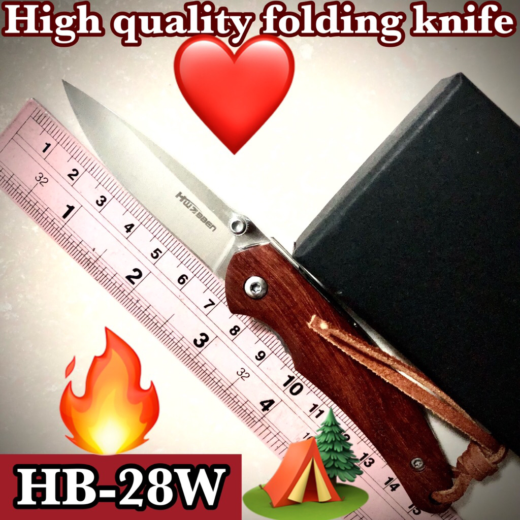 High quality folding knife Hwzbben HB-28W for collection and use camping 🏕️