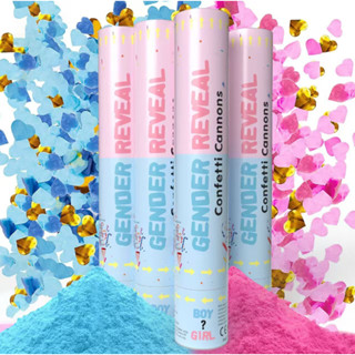 [พร้อมส่ง]พลุกระดาษ ทายเพศ เฉลยเพศ เปเปอร์ชู๊ต 30cm gender r…