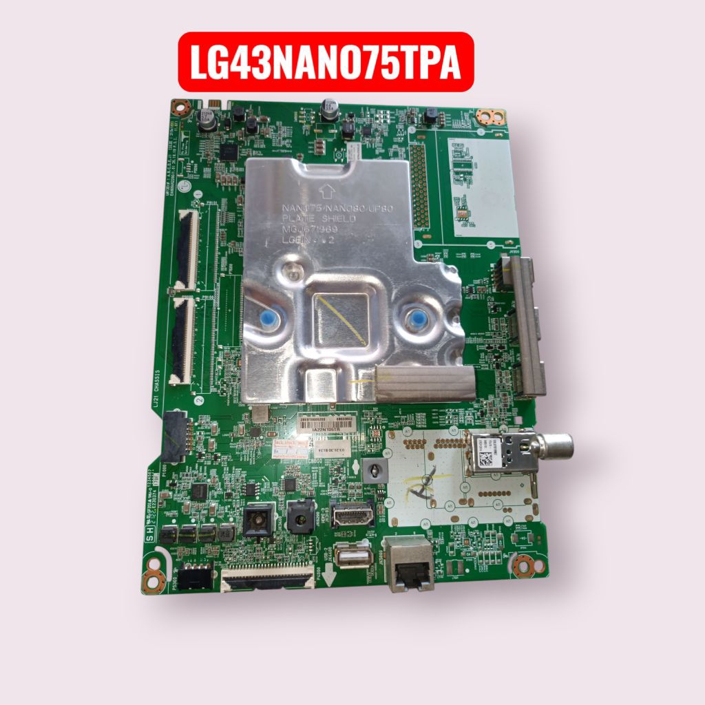 เมนบอร์ดทีวี LG43NANO75TPA อะไหล่แท้ถอดสวย