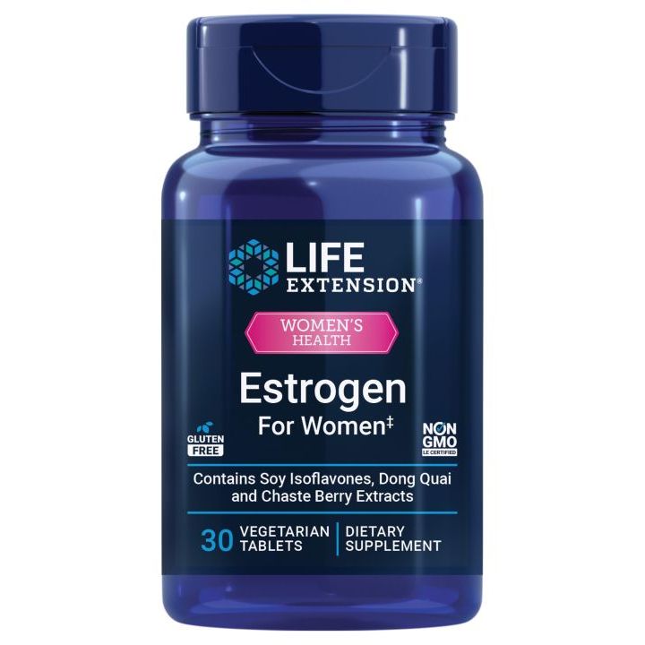ของแท้พร้อมส่ง>>>Life Extension, Estrogen for Women, 30 Vegetarian Tablets