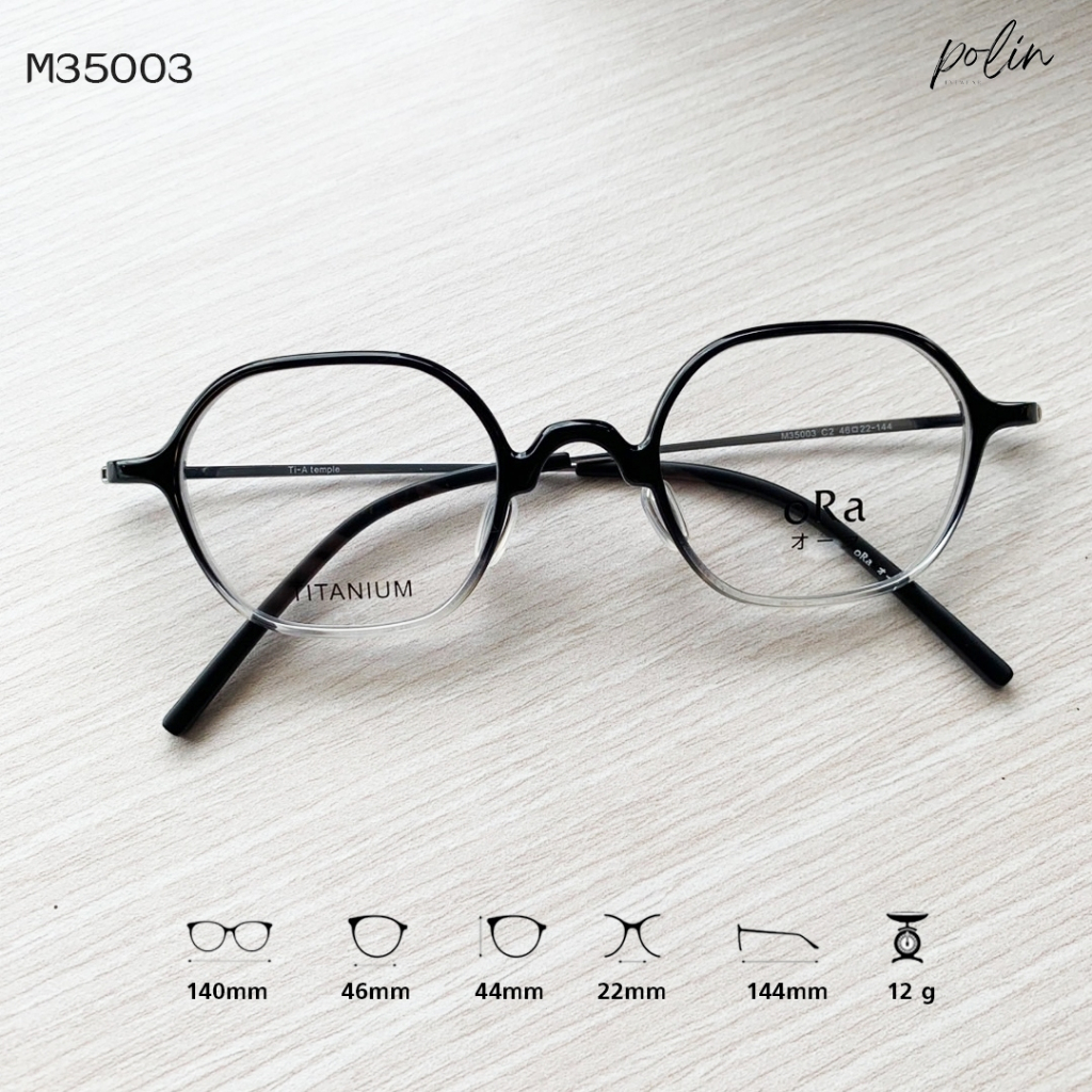 Polin إطار نظارة تيتانيوم oRa ‏M35003 — صورة 4