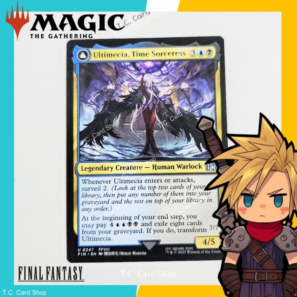 Ultimecia, Time Sorceress // Ultimecia, Omnipotent - U0247 (FFVIII) - Final Fantasy - Magic the Gath