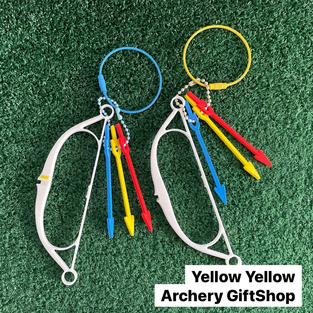 พวงกุญแจคันธนู พร้อมลูกธนู Bow and Arrows Keychain
