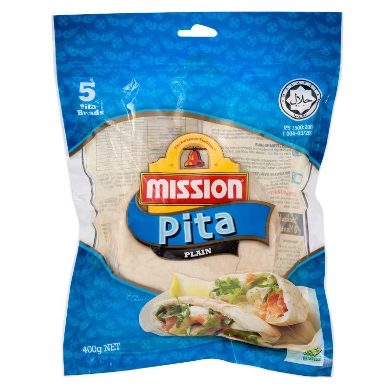 mission pita มิชชั่น แรพส์ พิต้าเพลน 400 ก.