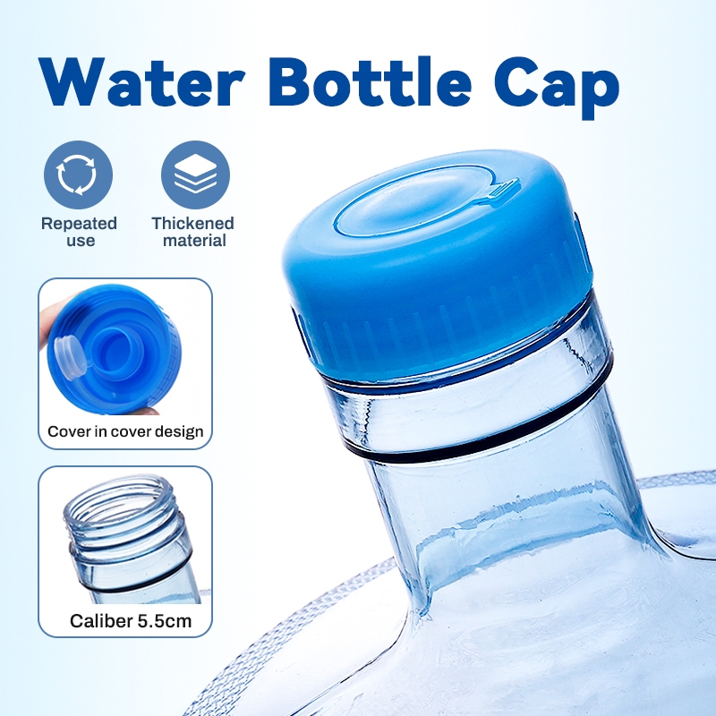 ฝาถังน้ำดื่ม ฝาปิดขวดน้ำดื่มแกลลอน ฝาขวดถังน้ำ ใช้ซ้ำได้ สําหรับถังน้ำ