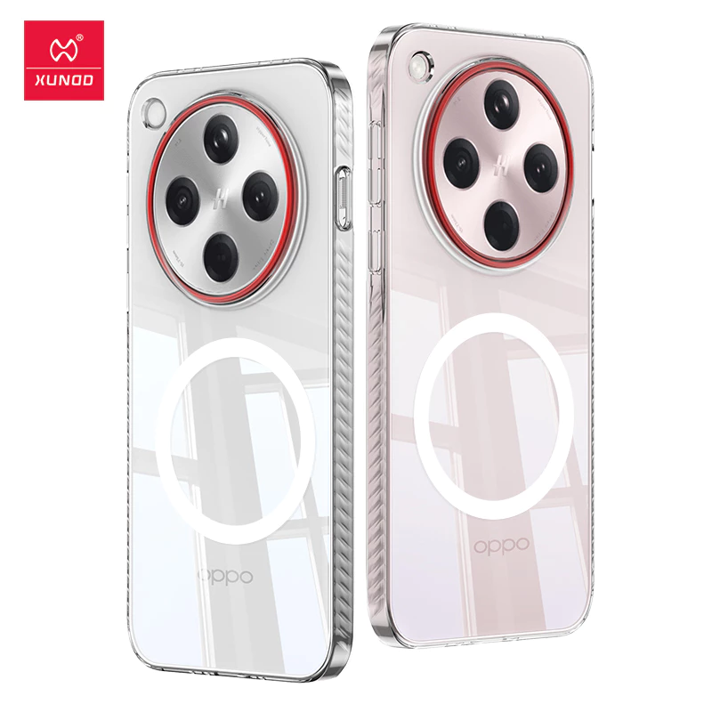 XUNDD เคส For OPPO Find X9S Case Find X8 Pro Find X8 Ultra Find X9 Pro เคสโทรศัพท์แบบแม่เหล็ก กรณีคริสตัลใสปลอกบางเฉียบ