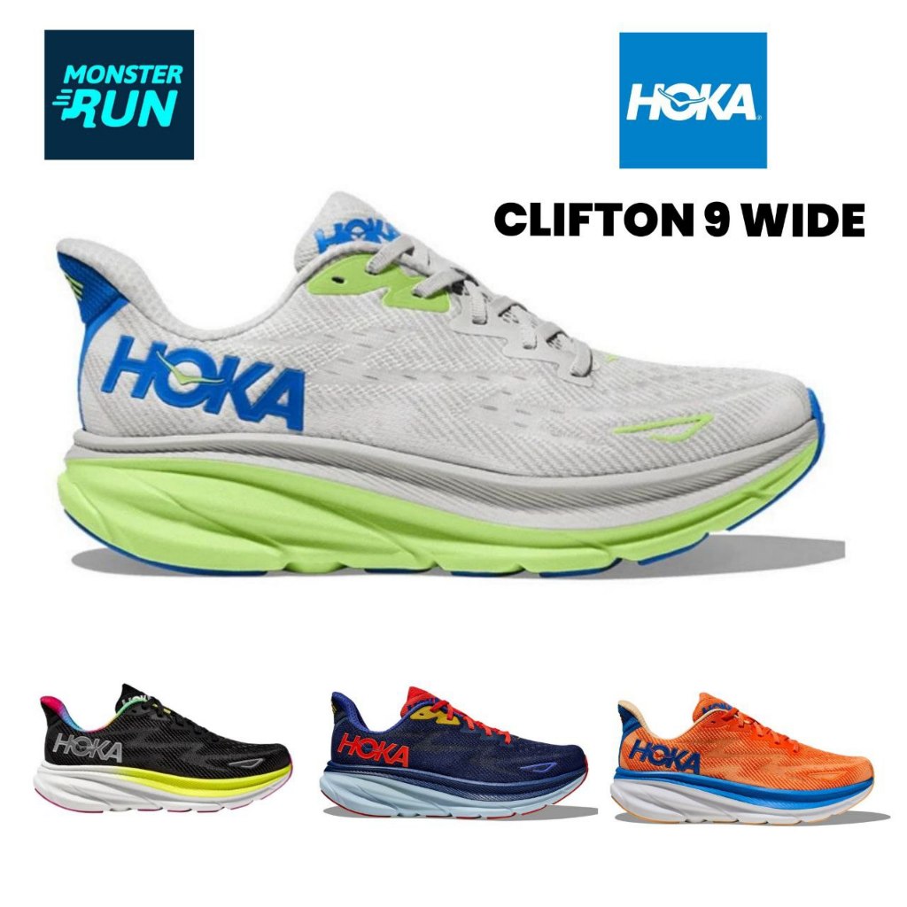 รองเท้าวิ่ง Hoka Clifton 9 Wide Men ผู้ชาย