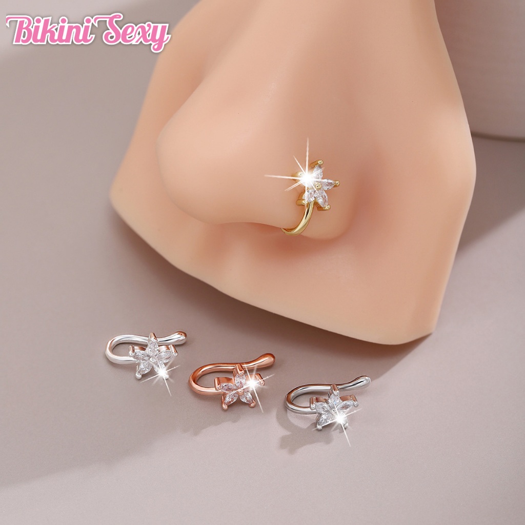 BikiniSexy💎💎คลิปหนีบจมูกสุดเซ็กซี่ ไม่ต้องเจาะรู คลิปหนีบจมูกสไตล์เกาหลี เครื่องประดับแฟชั่น