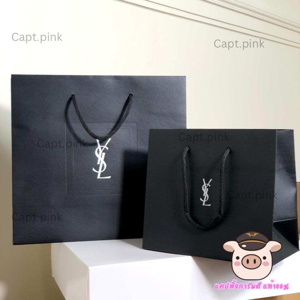 🖤 YSL ถุงกระดาษแบรนด์เนมสุดหรู 🖤 เหมาะใส่ของขวัญ โอกาสพิเศษ 🎁🎀